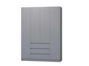 Шкаф АКАЦИЯ 2200/1600/520/  Графит 